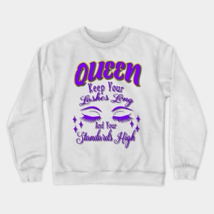 Queen Lashes Crewneck Sweatshirt